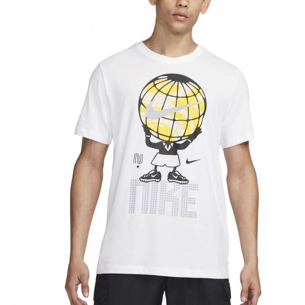 Nike F.C. Dri-FIT T-Shirt Herren weiß schwarz gelb