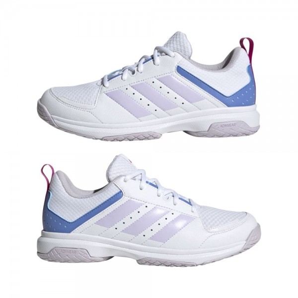 Adidas Ligra 7 Indoor Schuhe Damen weiß silber blau