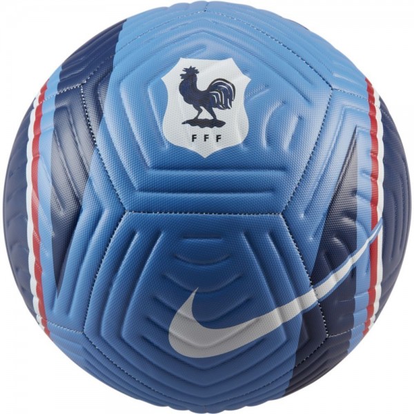Nike FFF Academy Fußball blau dunkelblau weiß