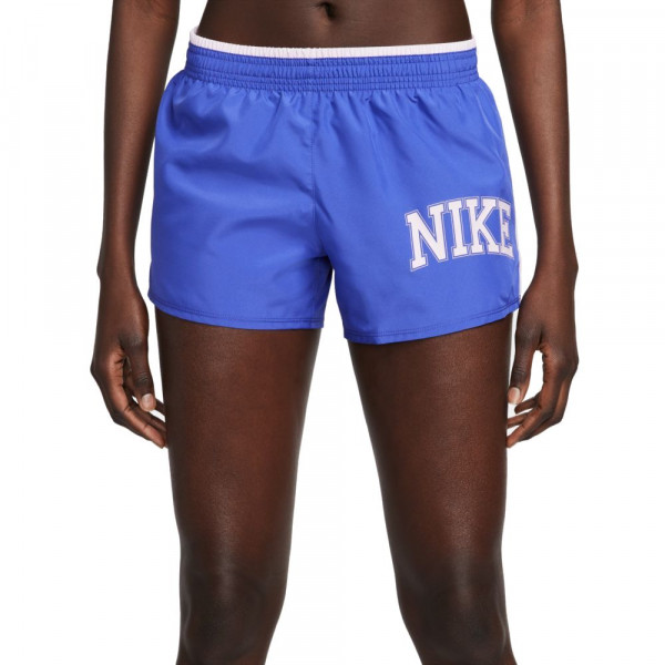Nike Dri-FIT Swoosh Run Laufshorts Damen blau weiß