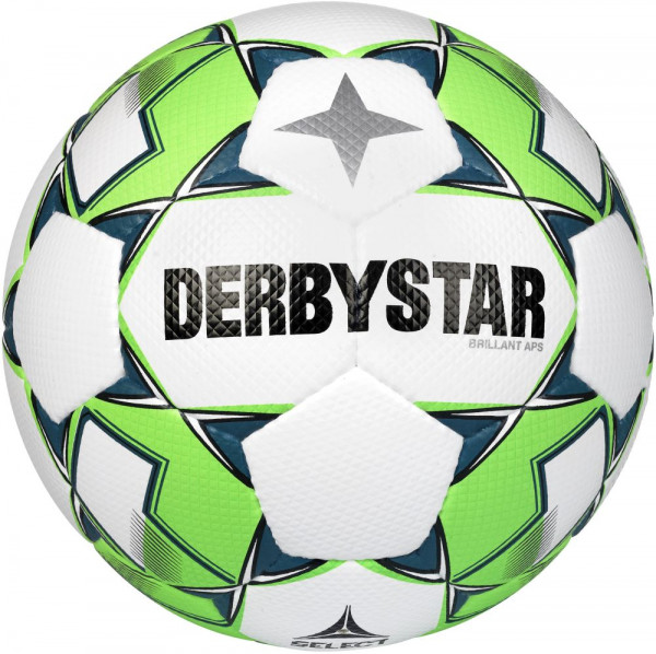 Derbystar Spielball Brillant APS Gr 5 weiß grün