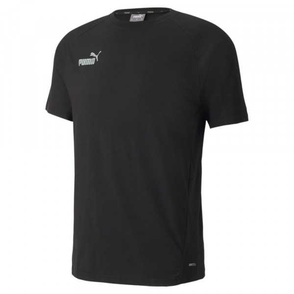 Puma teamFINAL Herren Casuals T-Shirt schwarz