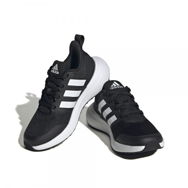 Adidas FortaRun 2.0 Cloudfoam Lace Schuhe Kinder schwarz weiß