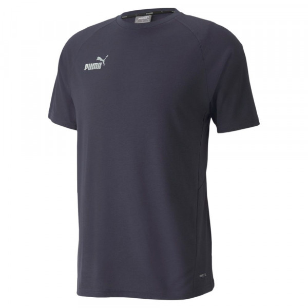 Puma teamFINAL Herren Casuals T-Shirt dunkelblau