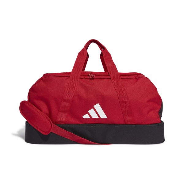 Adidas Tiro League Duffelbag mit Bodenfach M rot weiß