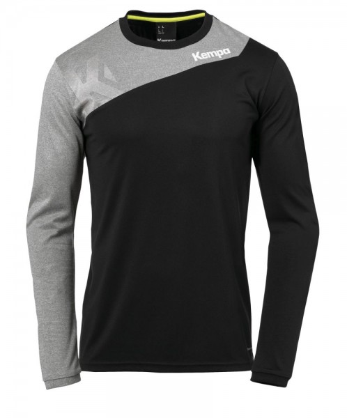 Kempa Handball Core 2.0 Langarm Shirt Herren Training Trikot Top schwarz grau