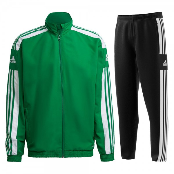 Adidas Squadra 21 Präsentationsanzug Herren grün schwarz