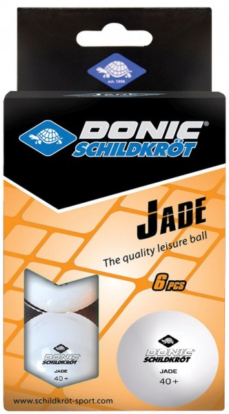 Donic-Schildkröt Tischtennisball Jade 6 Stk weiß