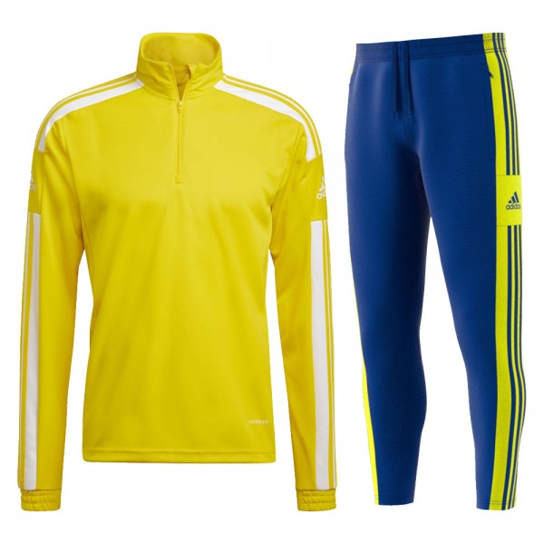 Adidas Squadra 21 Trainingsanzug Kinder gelb blau