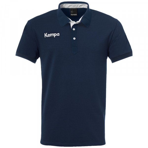 Kempa Prime Polo-Shirt Herren Kinder marine weiß