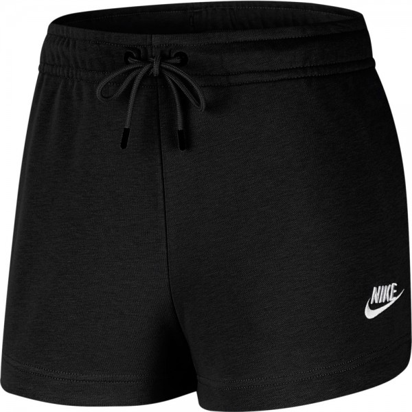 Nike Sportswear Essential French Terry Shorts Damen schwarz