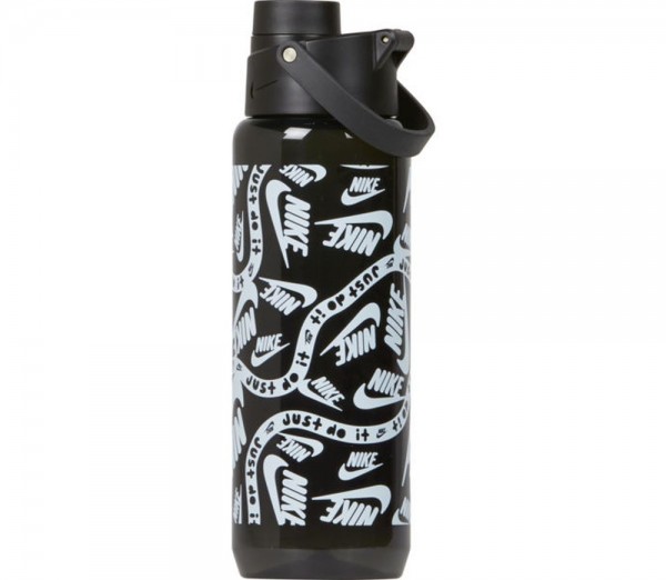 Nike Recharge Tritan-Trinkflasche ca. 710ml schwarz weiß