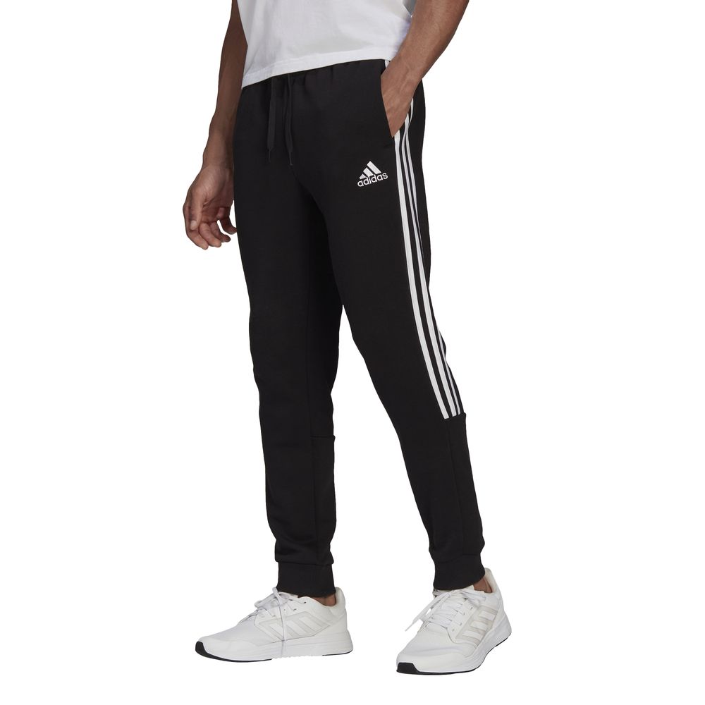 und Fitnesskleidung Jogginghosen Training Herren Bekleidung Sport- adidas DFB Lifestyler Fleece Hose in Schwarz für Herren 