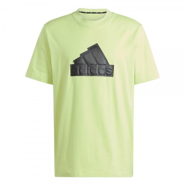 Adidas Future Icons Badge of Sport Bomber T-Shirt Herren lime schwarz