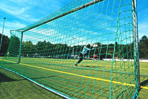 Huck Fussballtornetz-Paar aus PP 4 mm 80 x 150 cm grün