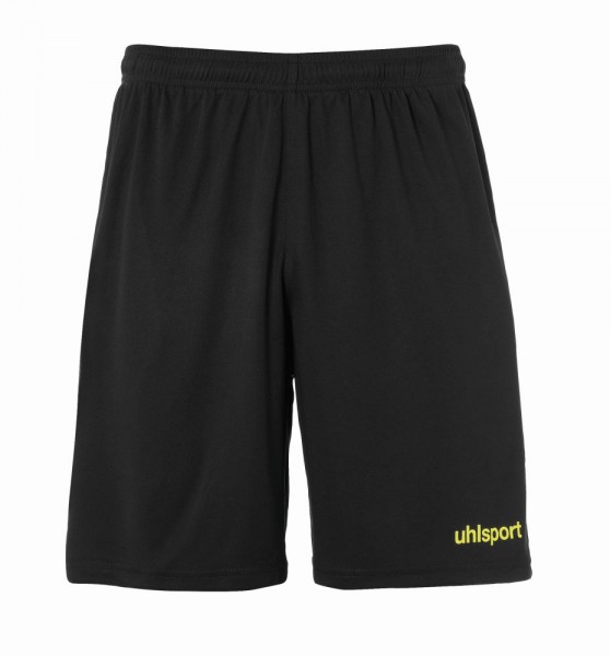 Uhlsport Fußball Center Basic Shorts Herren Hose ohne Innenslip schwarz gelb