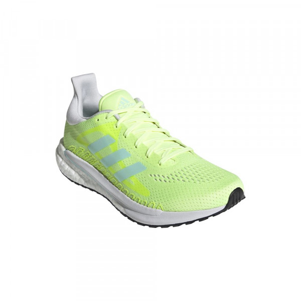 Adidas SolarGlide 4 ST Laufschuhe Damen neon gelb hellblau
