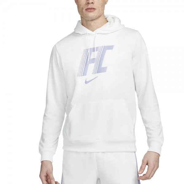 Nike Dri-FIT F.C. Hoodie Herren weiß indigo haze