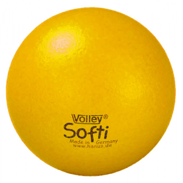 Volley Schaumstoffball Softi 16,0 cm gelb