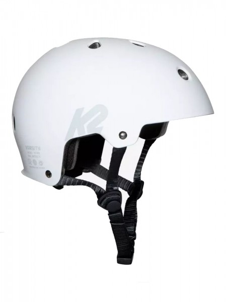 K2 Rollsport Varsity Helmet Erwachsene weiß schwarz