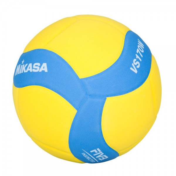 Mikasa Volleyball VS170W-Y-BL Ball Gr 5 gelb blau