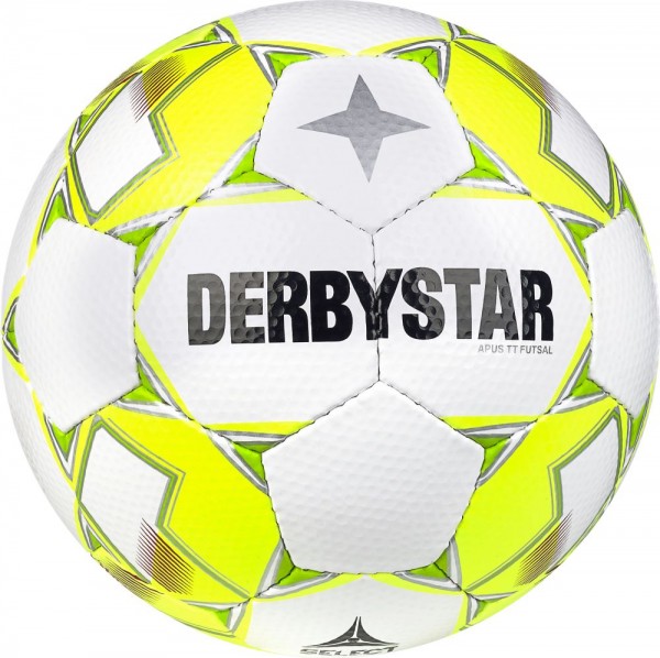 Derbystar Futsal Apus TT v23 Trainingsball weiß gelb rot Gr 4