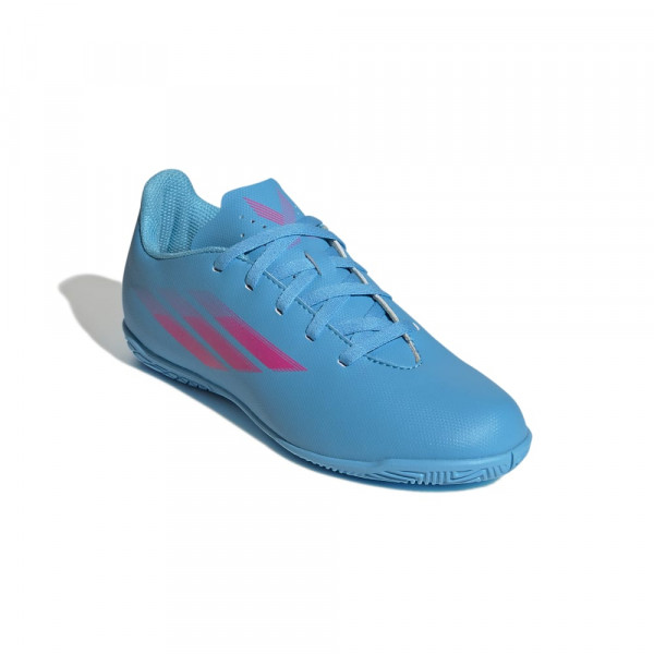 Adidas X Speedflow.4 IN Fußballschuhe Kinder türkis pink