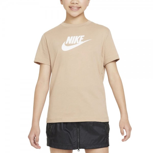 Nike Sportswear T-Shirt Mädchen beige weiß