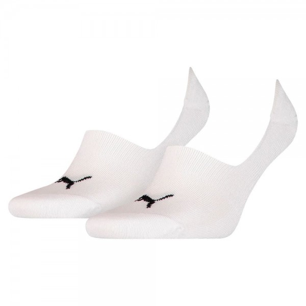 Puma Footie-Socken 2er Pack Erwachsene weiß