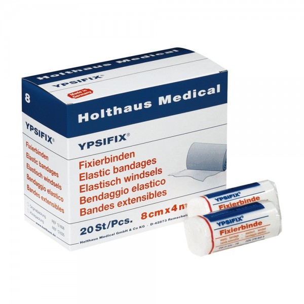 Holthaus Medical YPSIFIX Fixierbinde 8 cm x 4 m 20 Stück weiß