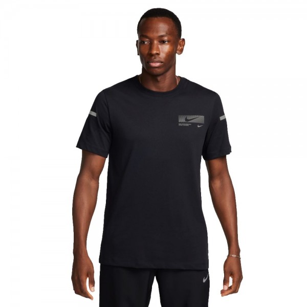Nike Dri-FIT Fitness-T-Shirt Herren schwarz