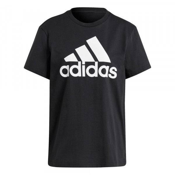 Adidas Essentials Logo Boyfriend T-Shirt Damen schwarz weiß