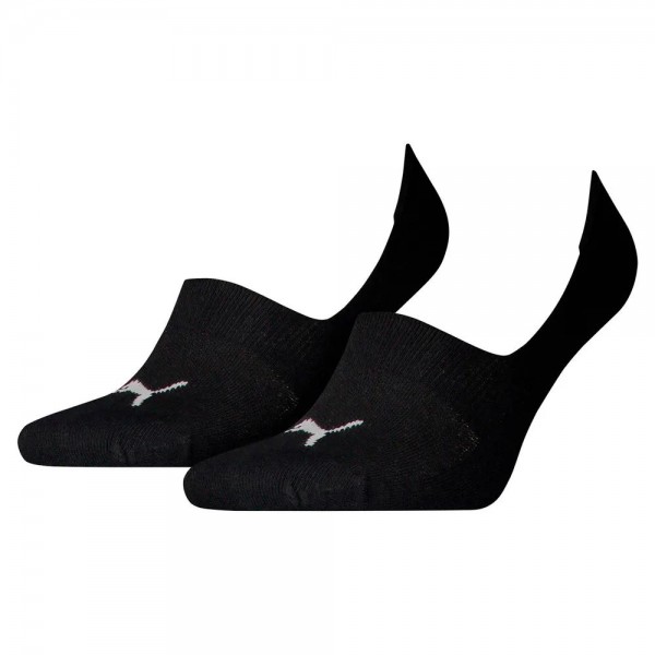 Puma Footie-Socken 2er Pack Erwachsene schwarz