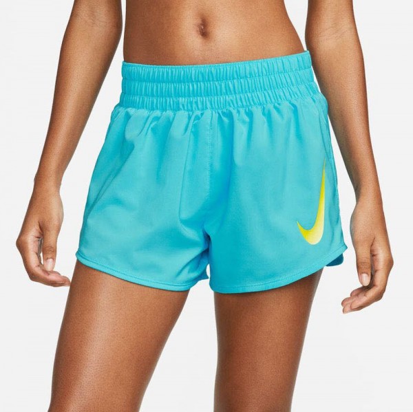 Nike Swoosh Damen-Laufshorts mit Futter baltic blau