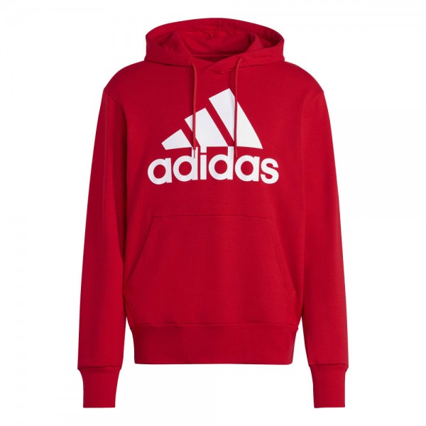 Adidas Essentials French Terry Big Logo Hoodie Herren rot weiß