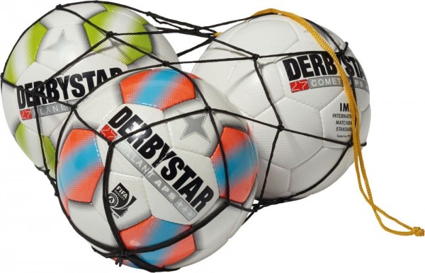 Derbystar Fußball Ballnetz Für 10 Bälle schwarz