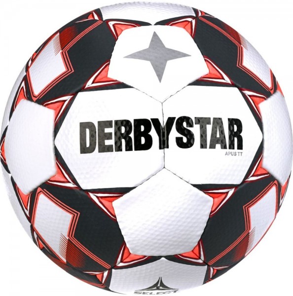 Derbystar Fußball Apus TT V23 weiß rot Gr 5