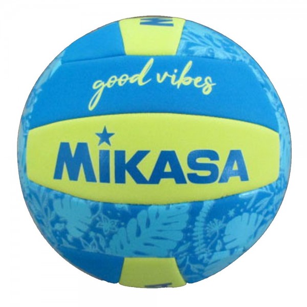 Mikasa Volleyball Good Vibes BV354TV(-GV-YB) Beachvolleyball Gr 5 blau gelb