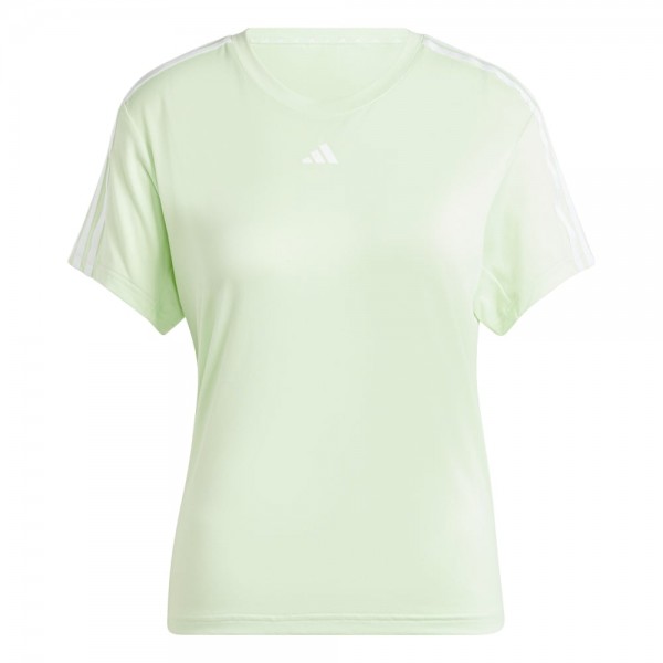 Adidas AEROREADY Train Essentials 3-Streifen T-Shirt Damen hellgrün