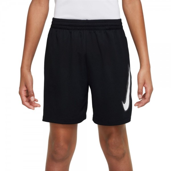 Nike Multi Dri-FIT Trainingsshorts mit Grafik Kinder schwarz weiß