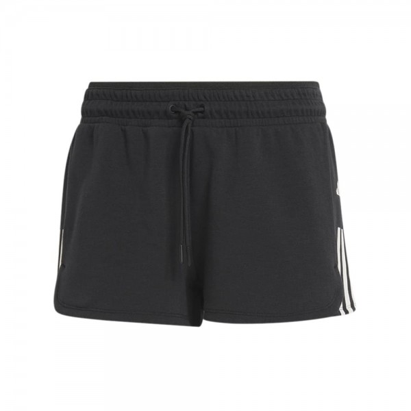 Adidas Train Essentials Train Cotton 3-Streifen Pacer Shorts Damen schwarz