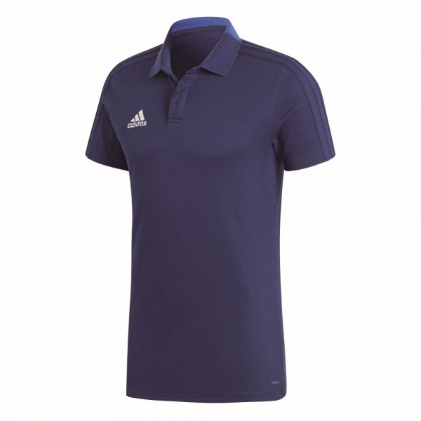 Adidas Fußball Condivo 18 Training Polo-Shirt Fußballshirt Kinder dunkelblau