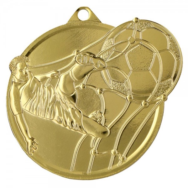 Medaille „Fußball“ 6 x 5 cm gold