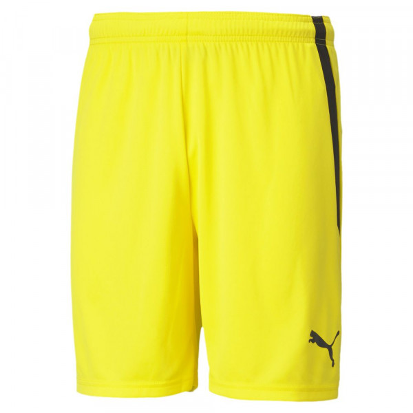Puma Fußball teamLIGA Shorts Herren gelb schwarz