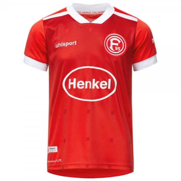 Uhlsport Fortuna Düsseldorf Heim Mini Kit 2020 2021 Sponsor Logo Kinder