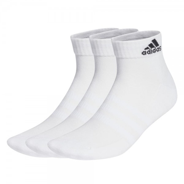 Adidas Cushioned Sportswear Ankle Socken, 3 Paar Unisex weiß schwarz