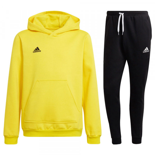 Adidas Entrada 22 Jogginganzug Kinder gelb schwarz