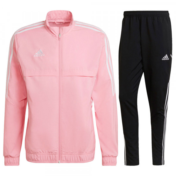 Adidas Condivo 22 Präsentationsanzug Herren pink schwarz