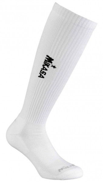 Mikasa Volleyball Lange Socken Erwachsene weiß schwarz
