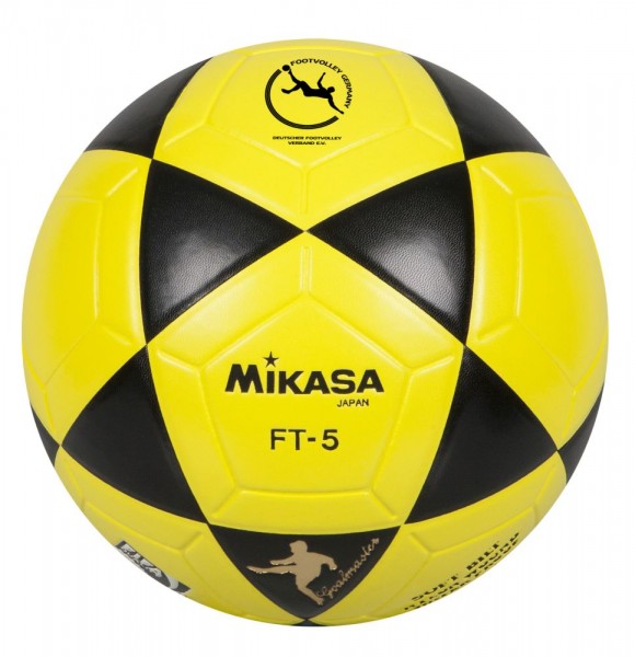 Mikasa FT-5 BKY FIFA DFV Official Footvolleyball Gr 5 gelb schwarz